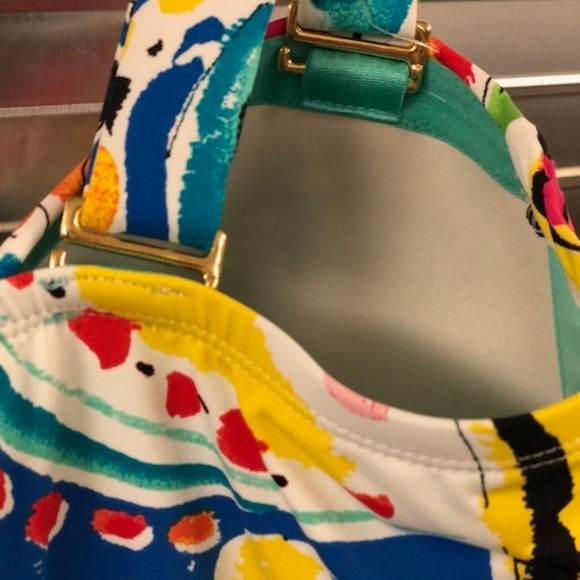 Anne Cole Women's Painterly Paisley Twist - Picture 7 of 8